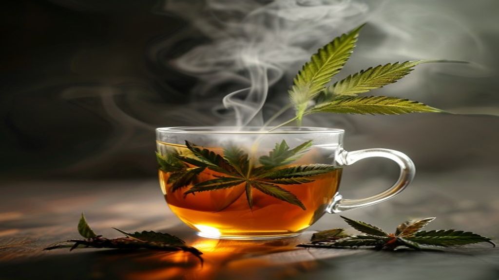 HempJoy CBD Shop Zurich – making CBD tea at VaporSpirit & HempJoy
