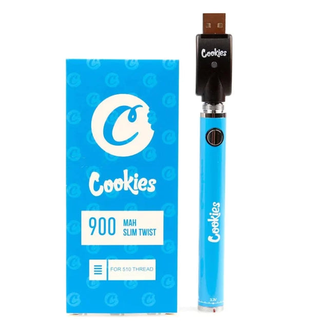 Cookies 510 CBD Cannabis Vape Pen 900 MAH Slim Twist