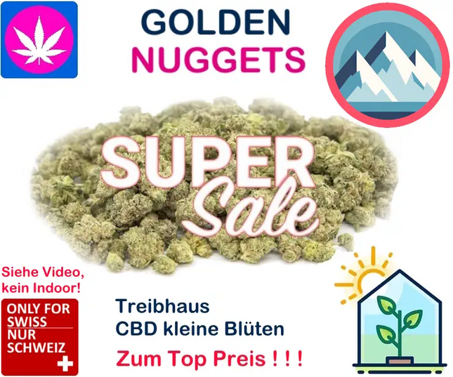 Golden Nuggets Afghan Kush  | Ab: CHF 0.29/gr. | 100gr. - 1kg