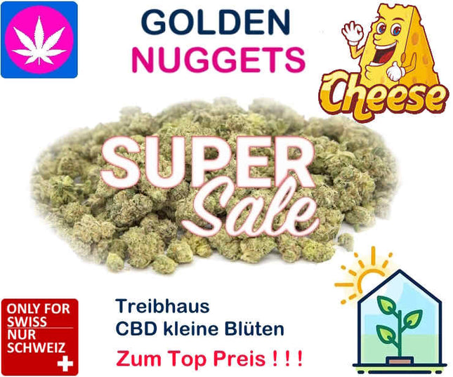 Golden Nuggets Swiss Cheese  | Ab: CHF 0.29/gr. | 100gr. - 1kg