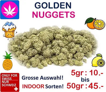 Golden Nuggets IndooR | Ab: CHF 0.90/gr. | 5gr.-50gr