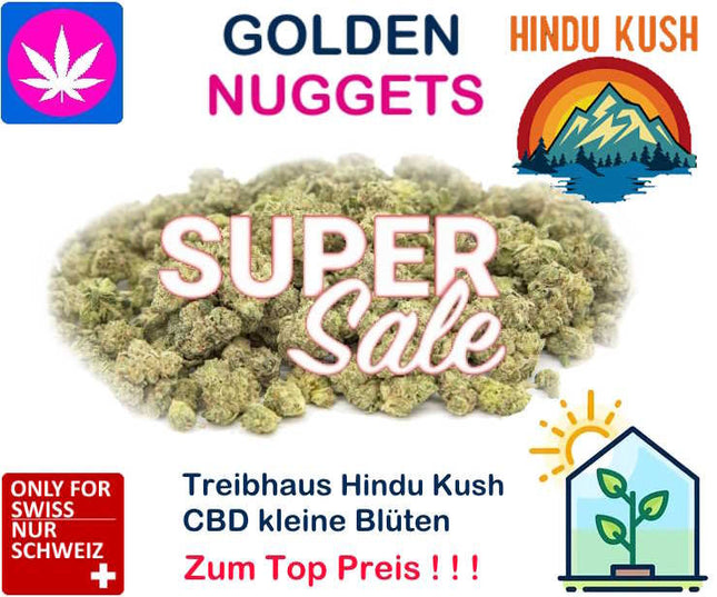 Golden Nuggets Hindu Kush  | Ab: CHF 0.19/gr. | 100gr. - 1kg