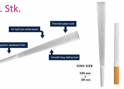Pre rolled Joint, King Size 109 x 20mm Filter | Ab: CHF 0.30/Stk. | 1-10 Stk.