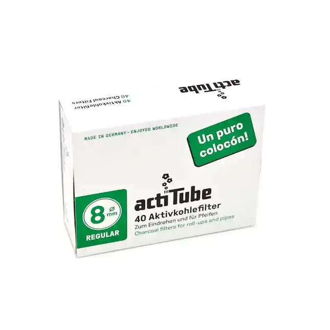 acti Tube Aktivkohlefilter 8mm (40 Stk)