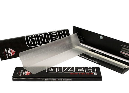 GIZEH Black King Size Slim 107 x 44mm