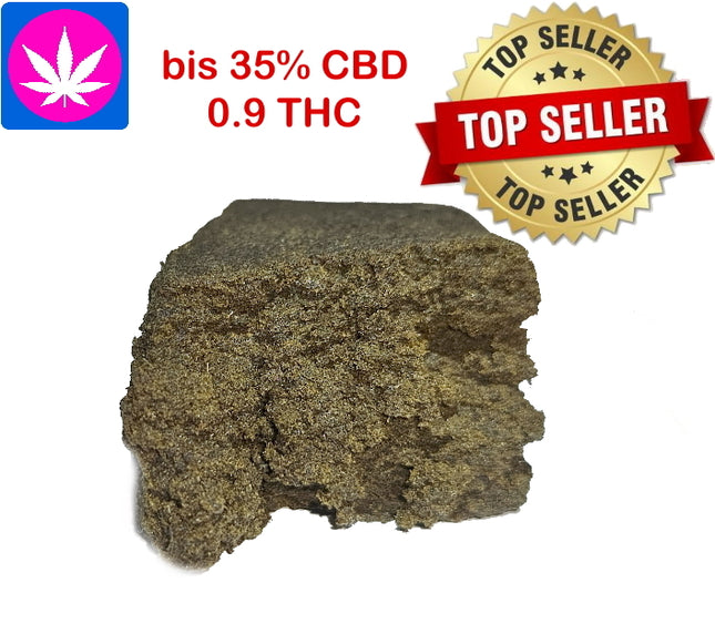 CBD Hash Charas über 35% Super Dark Caramel 1kg
