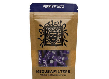 Medusa Hybridfilter Violet (50 Stk. x 6mm) Violette Farbe