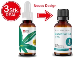 CBD Alkohol-Tropfen 10ml 3 Stk.