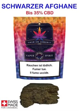CBD Hash Schwarzer Afghane - bis 1kg