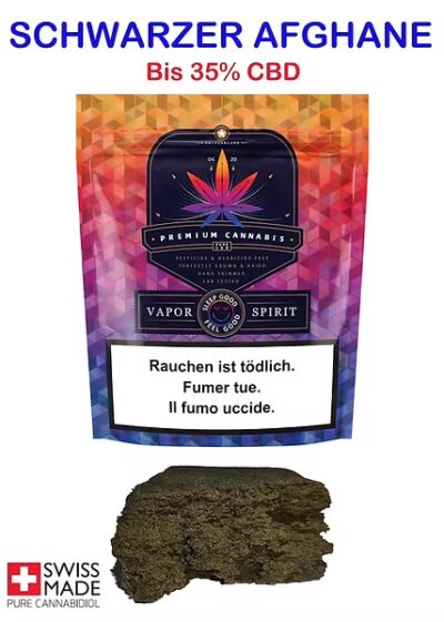 CBD Hash Schwarzer Afghane - bis 1kg