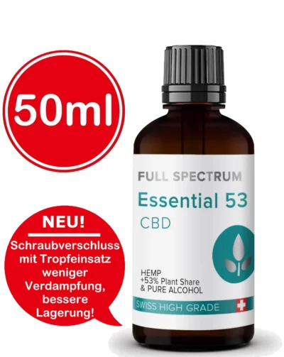 CBD Alkohol-Tropfen 50ml (2000mg)