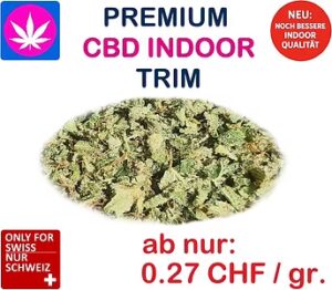 Premium CBD Trim Indoor CBD Qualität - bis 500gr.
