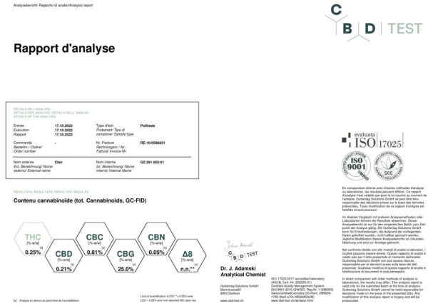 CBG Kief 1. Siebung: reinste Qualität (CH) | Ab: CHF 1.00/gr. - Image 2