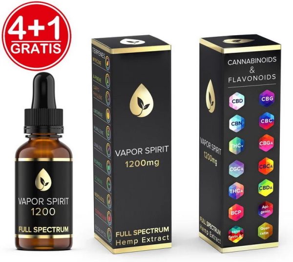 Vollspektrum CBD Öl 12.9% 10ml  4+1 GRATIS