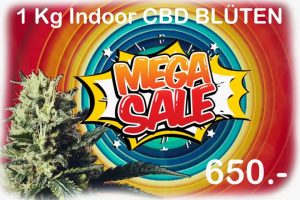 CBD Blüten Indoor 1kg Super Aktion 4 Sorten