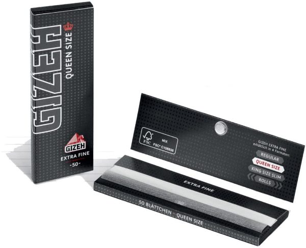 GIZEH Black Queen Size  44 x 78 mm