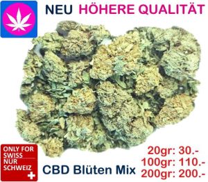 CBD Blüten Mix 400gr: 320.-