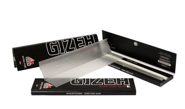 GIZEH Black King Size Slim 107 x 44mm