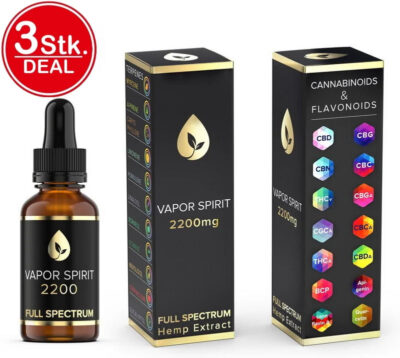 Vollspektrum CBD Öl 23.2% 10ml 3 Stk.