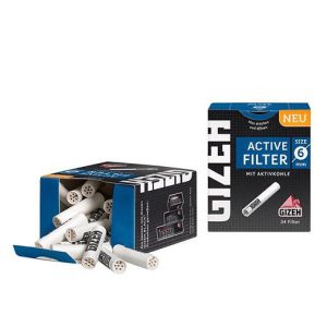 GIZEH ACTIVE FILTER 6mm - 34 Stk