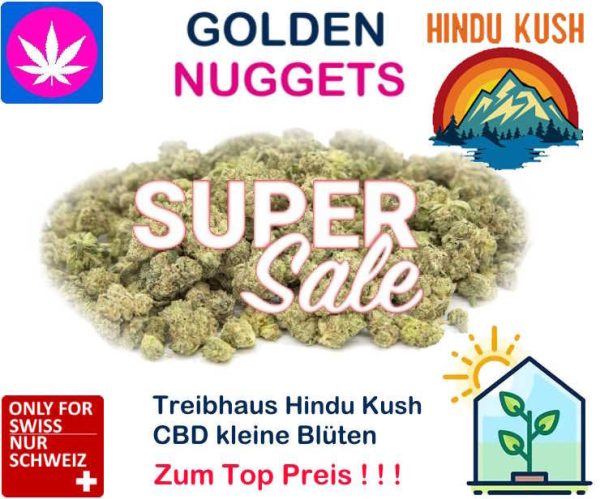 Golden Nuggets Hindu Kush  | Ab: CHF 0.19/gr. | 100gr. - 1kg