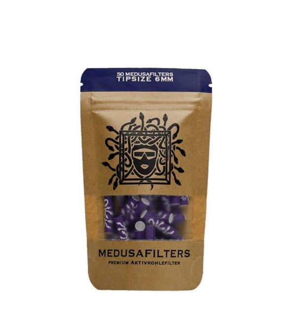 Medusa Filter Violet (50 Stk. x 6mm) Violette Farbe