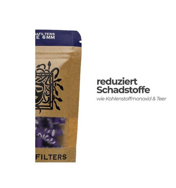 Medusa Filter Violet (50 Stk. x 6mm) Violette Farbe - Image 5