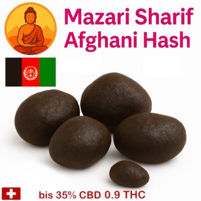 CBD Hash Afghan Mazari Sharif - Premium Hashish Schweiz - HempJoy