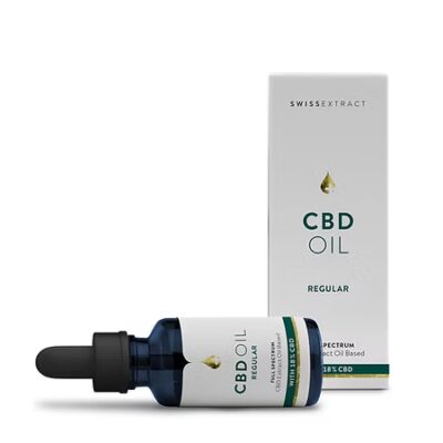 Swissextract Bio CBD Öl 18% Regular - Premium Schweizer Hanf