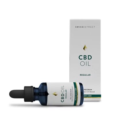 Swissextract Bio CBD Öl 24% Regular - Premium Schweizer Hanf